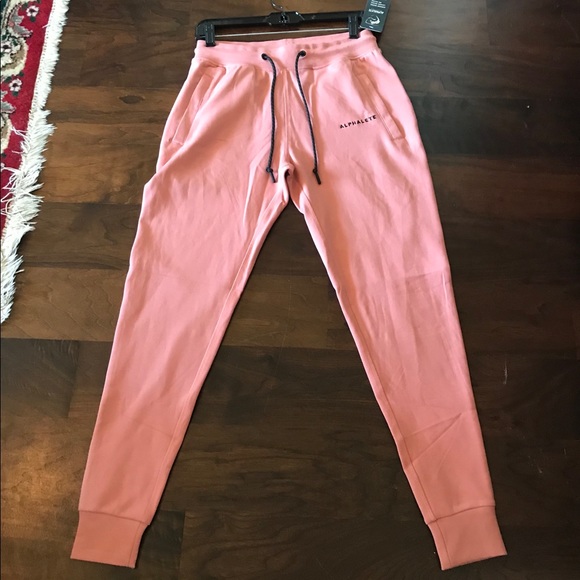NWT Alphatlete Joggers Salmon Colored Medium - Picture 7 of 8